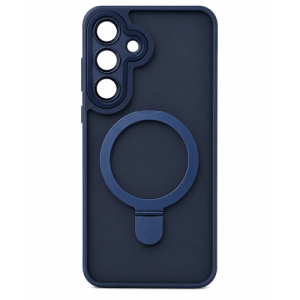 Smoke Magnetic with Kickstand Case for Samsung Galaxy S24 / S25 - Navy Blue